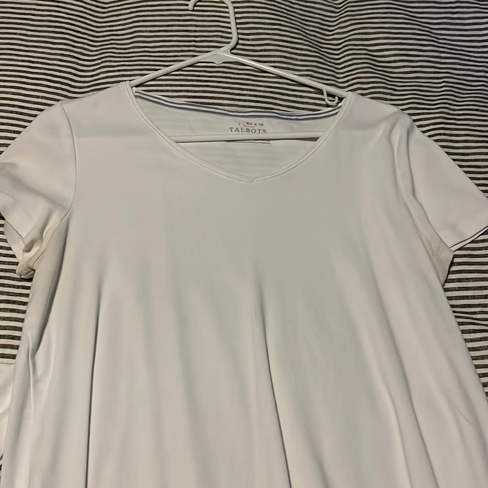 Large white cotton t